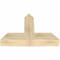 Ekena Millwork Portland Rough Sawn Timber Gable Bracket, Douglas Fir, 36"W x 24"H x 6"D x 6"F, 16/12 Pitch GBW036X24X0606POR00RDF - alternate 5